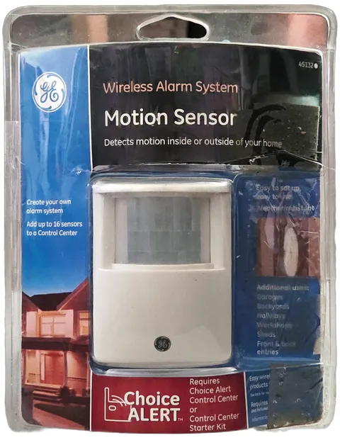 GE Choice Alert Wireless Motion Sensor 45132 Home Security Alarm Sys NEW Sealed