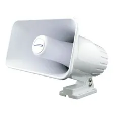 Speco 4 x 6 Weatherproof PA Speaker Horn - White One Size, Multicolor 