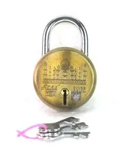 Indian Taj-Mahal Picture 65 mm Padlock 8levers Locking Branded Padlock. i42-78