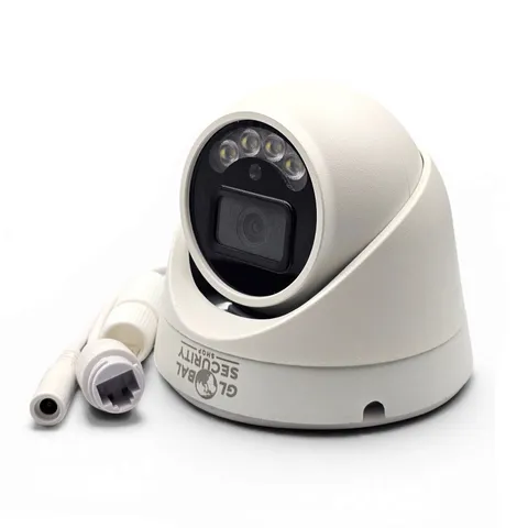 GSS Pro 8MP 4K IP Dome Camera - PoE AI Smart Dual Light with Audio