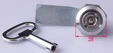 New MS705 2pcs Triangle key lock Cabinet door lock Electric box lock