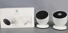 Google Nest Indoor/Outdoor Cam (Battery) - 2pk: Wireless Security System