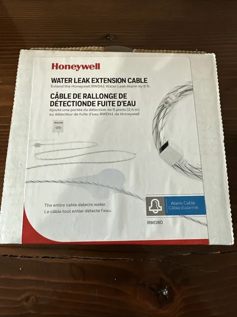 Honeywell RWD80/A1 Water Defense Water Sensing Alarm Extension Cable