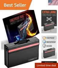 Sleek Fireproof Bag for Legal Papers & Contracts - Ultimate Protection at 2000°F