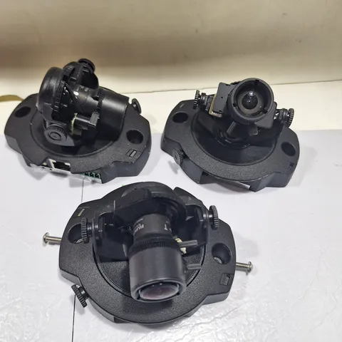 Lot of 3 Axis Communications 216FD IP POE Network Security Cameras