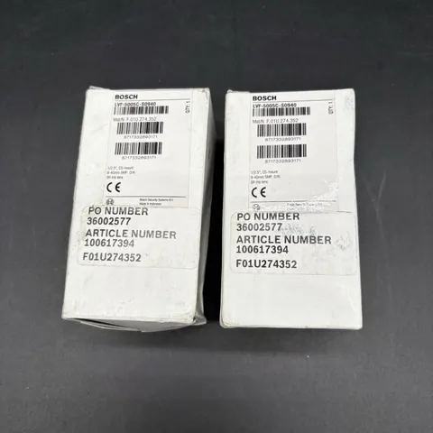 Bosch LVF-5005C-S0940 5MP CS-Mount 9-40mm Varifocal Lens Lot of 2 New