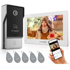 WLAN Video Door Phone intercom, 7 Inch Touch Monitor with 1080P Access Control