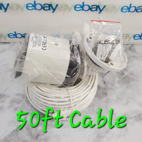 ✅️⭐️ Zmodo ZP-IBH15-S Camera 3rd Gen Female Micro USB Wired SHO sPoE 50ft Cable 