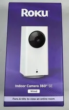 Roku Smart Home Indoor Camera 360° SE Wi-Fi®-Connected - Wired Security