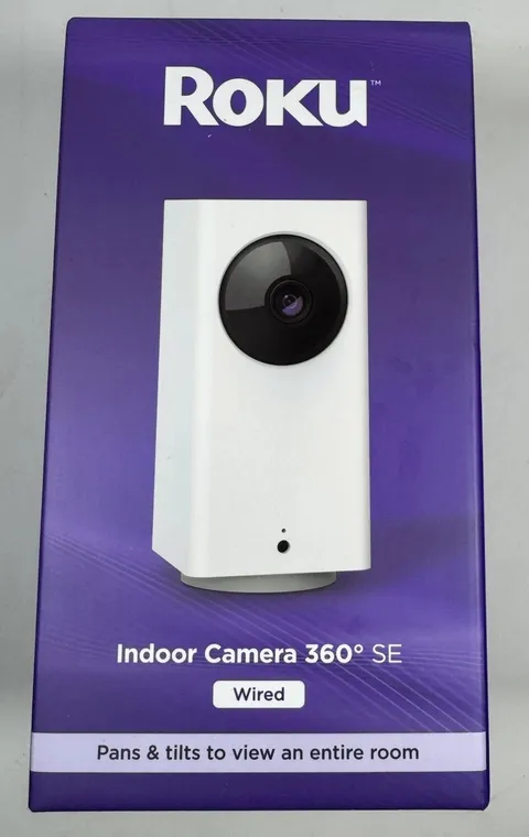 Roku Smart Home Indoor Camera 360° SE Wi-Fi®-Connected - Wired Security