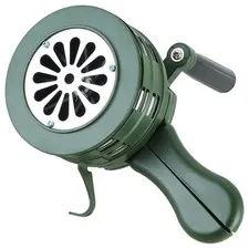 NATGAI Portable 110dB Hand Crank Air Raid Siren | Hand Loud Crank, Tornado Si...