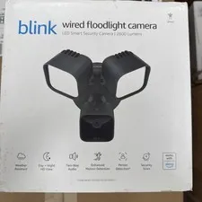 Blink Wired Floodlight Camera Smart Security Camera 2600 Lumens HD Live View NEW