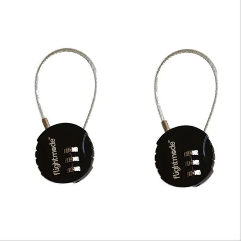 2x Combination Travel Pad Lock 3 digit Long Neck Suitcase Luggage Locks Padlock