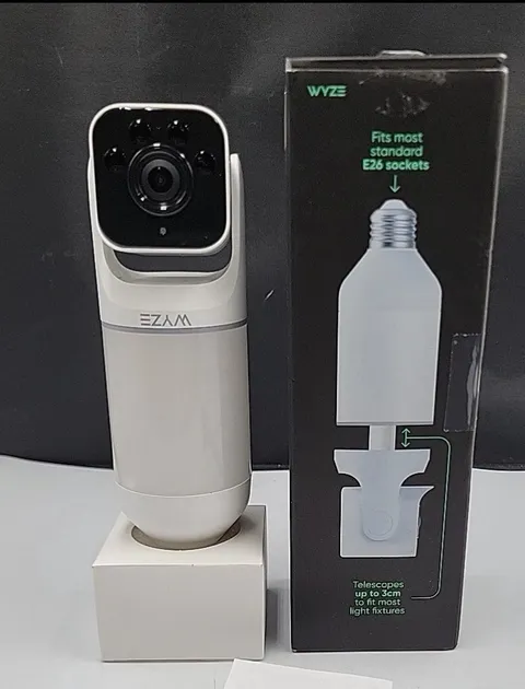 Wyze - 2k Smart Lightbulb WI-Fi Security Camera with Color Night Vision & Dim...