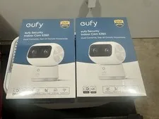 eufy Security Indoor Cam S350 4K Wi-Fi Pan/Tilt AI Tracking Indoor 2-Pack