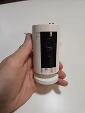 Ring Indoor Cam Wired Home Security Camera White 1080p HD WiFi Two-Way Talk