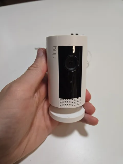Ring Indoor Cam Wired Home Security Camera White 1080p HD WiFi Two-Way Talk