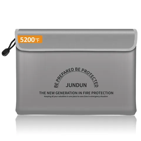 Fireproof Document Bags,Waterproof and Fireproof Money Bag,Fireproof Safe Sto...