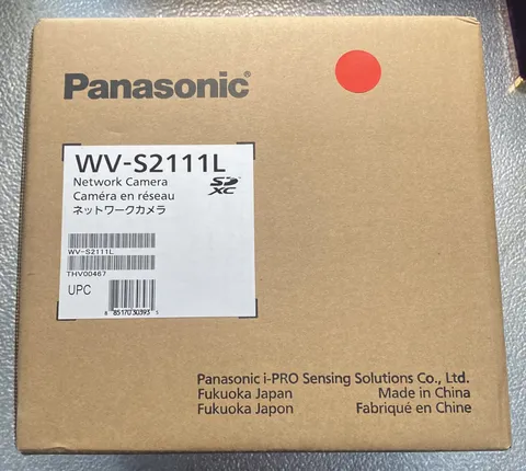 Panasonic WV-S2111L Network Security Camera NEW OPEN BOX