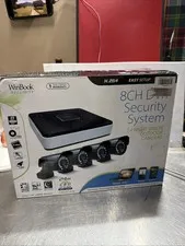 WinBook Security D5008dh 8 CH DVR 4 Indoor / outdoor Night Vision Cameras
