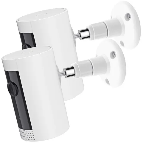 2 Pack Camera Wall Mount for R-ing Stick Up Cam & Outdoor Cam Plus, White