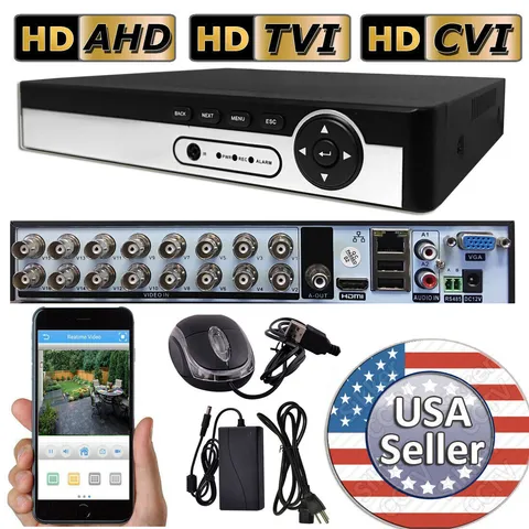 Sikker 16 Channel standalone DVR Security Camera Recorder support Lorex 1080P