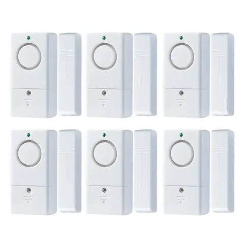 Door Alarm for Doors When Opening, 120DB Window Alarm, White
