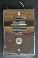 Channel Vision Real Metal Framed front door intercom, Polished Chrome, NEW