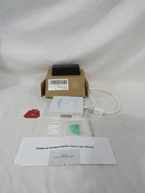 Briidea Wireless Mail Alert System Model HWMA-02 500' Range NEW OB