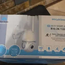 LaView 2K Cameras for Home Security AI Human Detection White