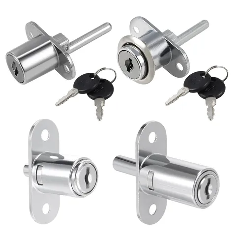 16mm/19mm Cylinder Zinc Alloy Cabinet Drawer Lock w Key, Keyed Different/Alike