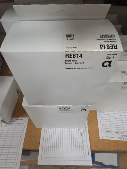 RE614 Alula Smoke Alarm Sensor Connect + Encrypted 