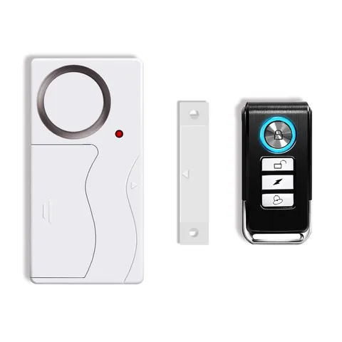 KCMYTONER 1 Set Wireless Anti-Theft Remote Control Door and Window White