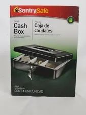 SentrySafe Cash Box Coin Collectible Management  Small Safe Key Lock
