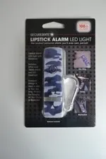 Securebrite Lipstick Alarm and LED Light Camouflage Batteries Included New