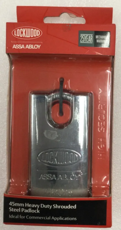 Lockwood 334C-SERIES STEEL CASE PADLOCK 45mm 3 KEYS INCLUDED