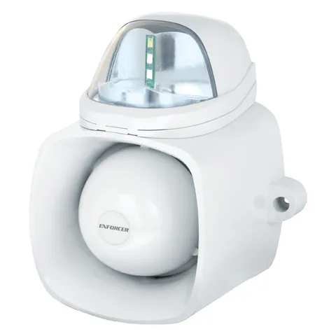 Seco-Larm Enforcer SH-816S-SMQ/C 4-in-1 Multi-Purpose Siren/Strobe ( Clear  )