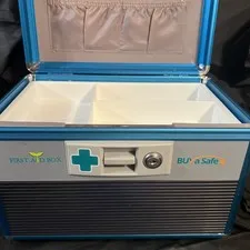 Buy A Safe Locking Metal  Medicine Box. 9”x12"x7” Med.  NO KEY.
