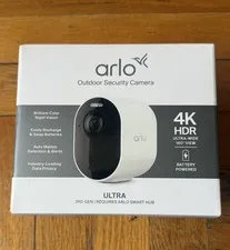 Arlo Ultra Add-On Security Camera 4K HDR (3rd Gen, 2025 Release) Wireless, 1 Cam