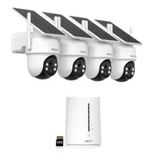 ARCCTV 4MP Outdoor Security Camera System 5G Wifi Solar Wireless Battery 360°PTZ