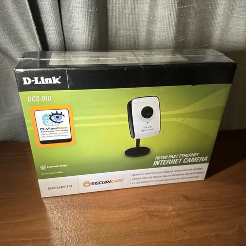 NIB Sealed D-Link Security/Surveillance Home Camera W/ Power Adapter DCS-910 New