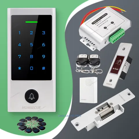 HOMSECUR Weatherproof WIFI RFID Access Control Set Lock APP Unlock