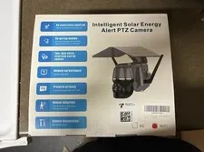 Intelligent Solar Warning Alert PTZ Camera solar-powered outdoor security camera