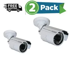 2 X SONY SM-3051ZE SUMAS Camara 1/3″ CCD 3.6mm Lens IR Weatherproof  Color CCD .