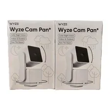 x2 Wyze Cam Pan V3 1080p Indoor/Outdoor Wi-Fi Pan Tilt Zoom Smart Camera NEW