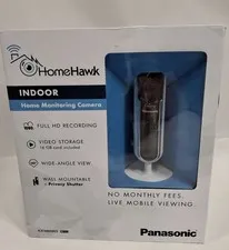 Panasonic Homehawk Indoor 1080p HD Smart Home Monitoring Camera With 16GB Micro
