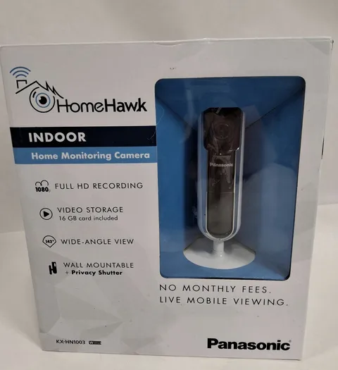 Panasonic Homehawk Indoor 1080p HD Smart Home Monitoring Camera With 16GB Micro