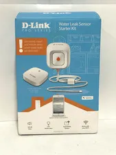 D LINK  WiFi Water Leak Sensor Starter Kit DCH-S1621KT COMPLETE