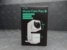 Wyze Cam Pan v4, 4K UHD Indoor/Outdoor, Plug-In, Pan/Tilt Security Camera White