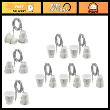 5pcs Recessed Door Contacts NC Security Alarm Sensors Magnetic Reed Switch 3/4